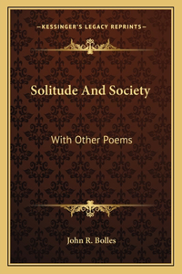 Solitude and Society