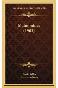 Maimonides (1903)