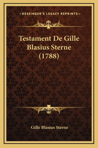 Testament De Gille Blasius Sterne (1788)