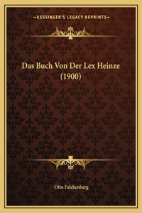 Buch Von Der Lex Heinze (1900)