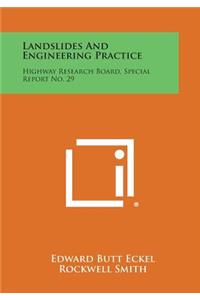Landslides And Engineering Practice: Highway Research Board, Special Report No. 29