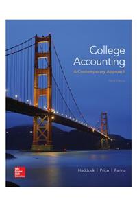 College Accounting (a Contemporary Approach) Cnct Accs