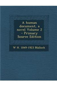 A Human Document, a Novel Volume 2