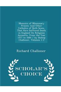 Memoirs of Missionary Priests