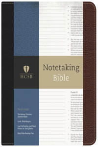 Notetaking Bible-HCSB