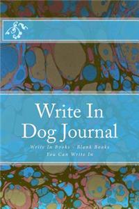 Write In Dog Journal