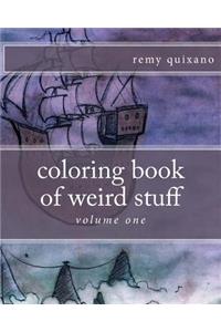 coloring book of weird stuff