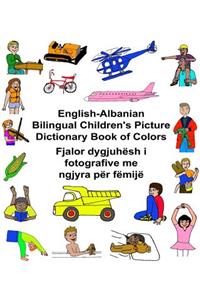 English-Albanian Bilingual Children's Picture Dictionary Book of Colors