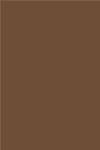 Journal Coffee Brown Color Simple Plain Brown