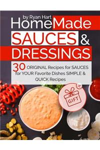 Homemade sauces and dressings.30 original recipes for sauces for your favorite dishes. Full Color