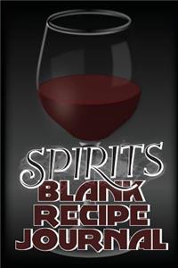 Spirits Blank Recipe Journal