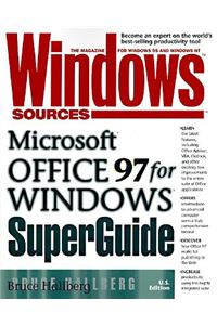 Windows Sources Microsoft Office 97 for Windows SuperGuide