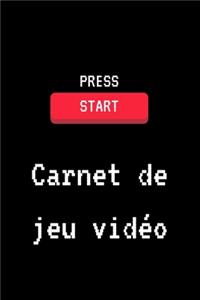 Carnet de jeu vidéo