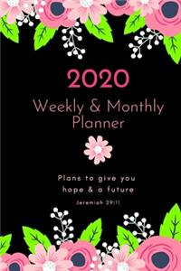 2020 Weekly and Monthly Planner