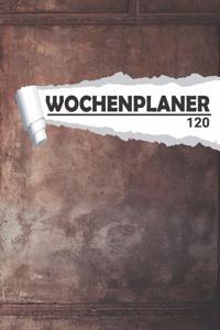 Wochenplaner Antik Beton: Eleganter Terminplaner I DIN A5 I 120 Seiten I Undatiert I Wochenkalender I Organizer für Schule, Uni und Büro