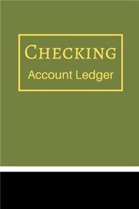 Checking Account Ledger