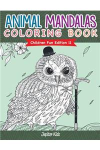 Animal Mandalas Coloring Book Children Fun Edition 11
