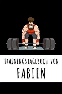 Trainingstagebuch von Fabien