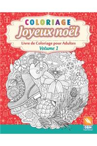 Coloriage - Joyeux noël - Volume 1