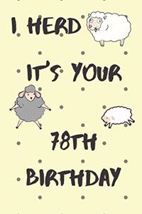 HAVE A TEA-RIFIC 78th Birthday