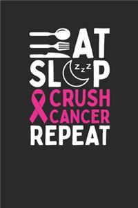 Eat Sleep Crush Cancer Repeat