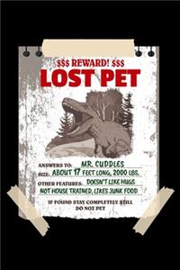 $$$ Reward! $$$ Lost Pet Answets To