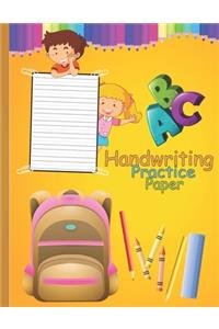 Handwriting Practice Paper-ABC kids