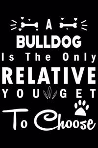 A Bulldog is the only Relative you get to choose