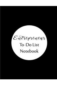Entrepreneur To Do List Notebook