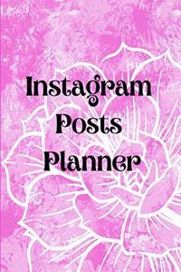Instagram posts planner
