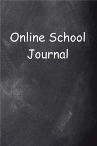 Online School Journal Chalkboard Design