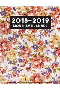 2018-2019 Monthly Planner