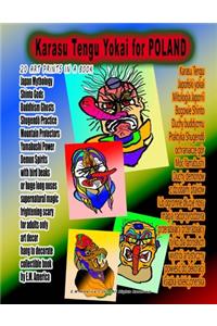 Karasu Tengu Yokai for POLAND 20 ART PRINTS IN A BOOK Japan Mythology Shinto Gods Buddhism Ghosts Shugendo Practice Mountain Protectors Yamabushi Power Demon Spirits with bird beaks or huge long noses