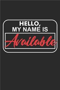Hello My Name Is Available