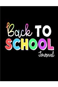 Back To School Journal