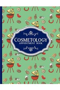 Cosmetology Appointment Book: 7 Columns Appointment Desk Book, Appointment Scheduler, Daily Appointment Scheduler, Cute BBQ Cover