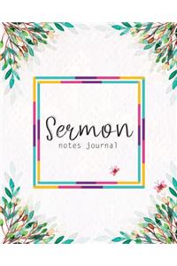 Sermon Notes Journal