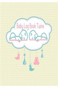 Baby Log Book Twins