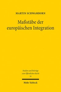 Maßstabe der europaischen Integration