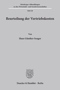 Beurteilung Der Vertriebskosten