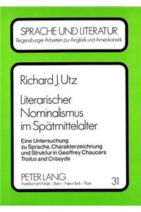 Literarischer Nominalismus im Spaetmittelalter