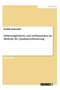 Fehlermöglichkeits- und -einflussanalyse als Methode der Qualitätsverbesserung