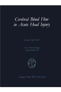 Cerebral Blood Flow in Acute Head Injury
