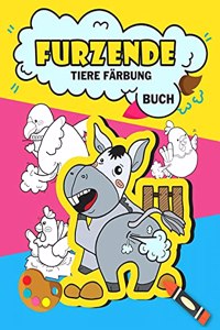 Furzende Tiere Färbung Buch