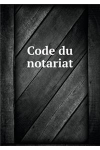 Code du notariat