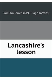 Lancashire's lesson