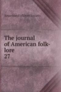 journal of American folk-lore