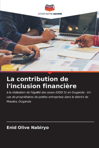contribution de l'inclusion financière