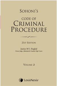 Code Of Criminal Procedure Vol. 2 (Sections 129 To 189)
