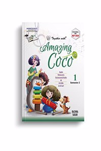 Together With Amazing COCO Semester 2 Class 1 Book English, Mathematics, Environmental Studies, GK ,Life Skills, Art & Craft